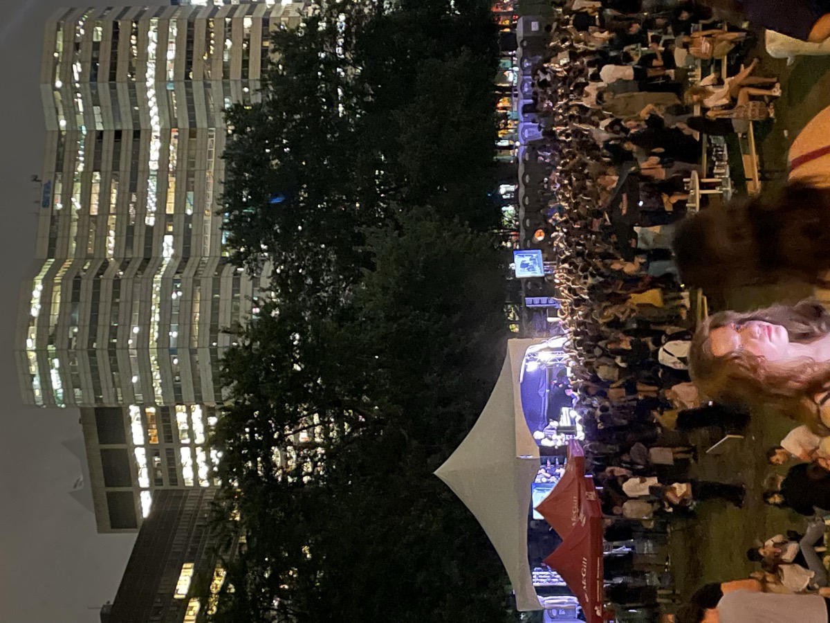 Blurry iPhone event photo